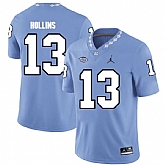 North Carolina Tar Heels 13 Mack Hollins Blue College Football Jersey Dzhi,baseball caps,new era cap wholesale,wholesale hats